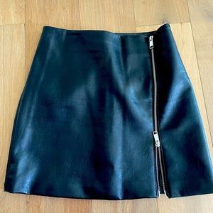 H&M leather skirt